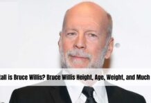 How Tall is Bruce Willis? Bruce Willis Height, Age, Weight, and Much More How tall is Bruce Willis Bruce Willis Height, Age, Weight, and Much More